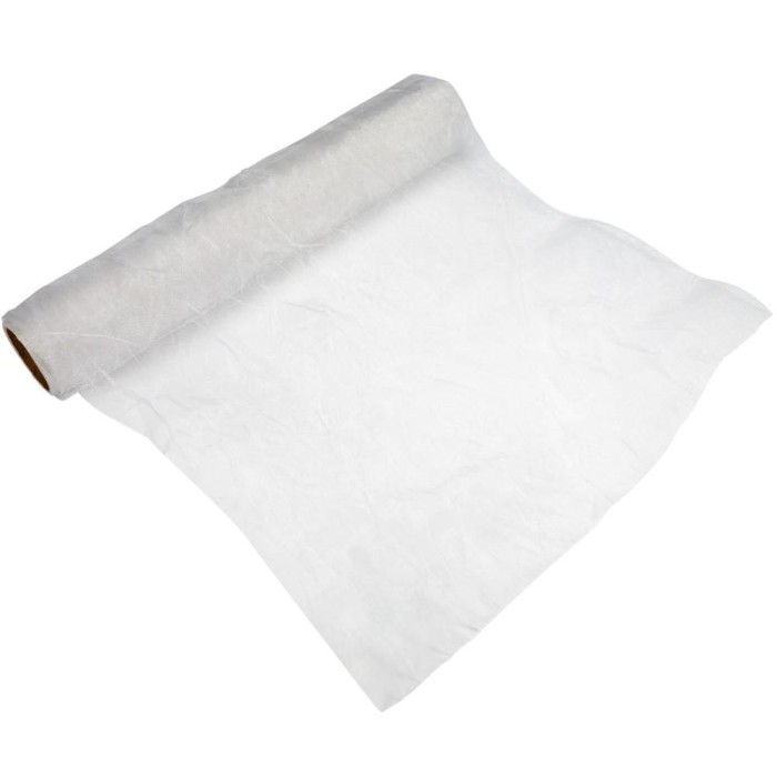 RUNNER ORGANZA CRUSHED CM30x5MT BIANCO